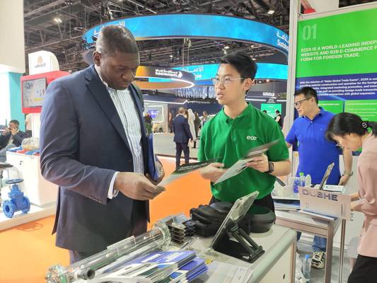 Exhibition booth meeting
